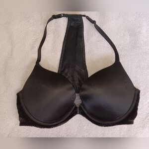 Victoria's Secret Very Sexy Black Studded Racerback Gel Push-Up Bra. 34C.